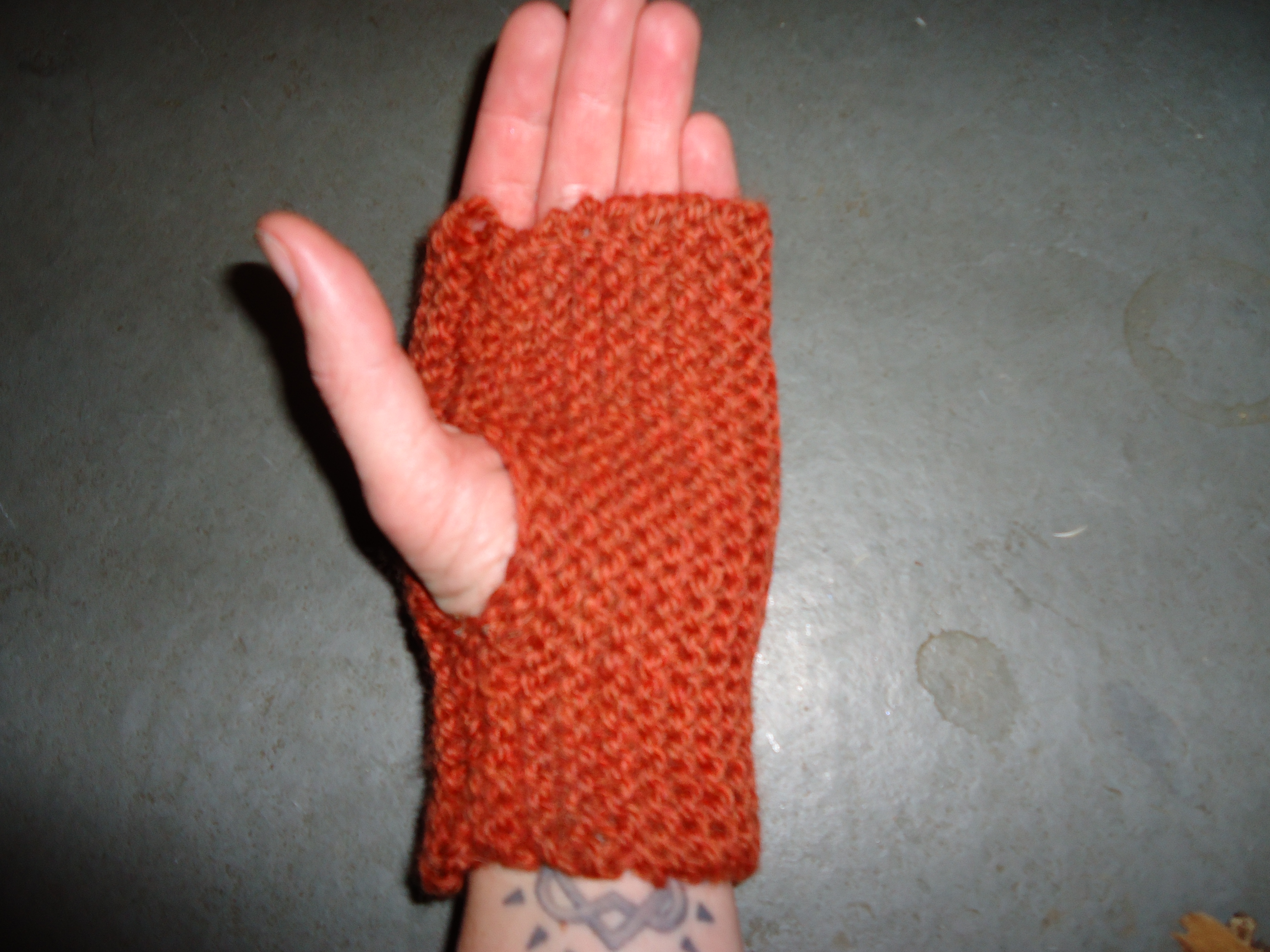 easy knit gloves